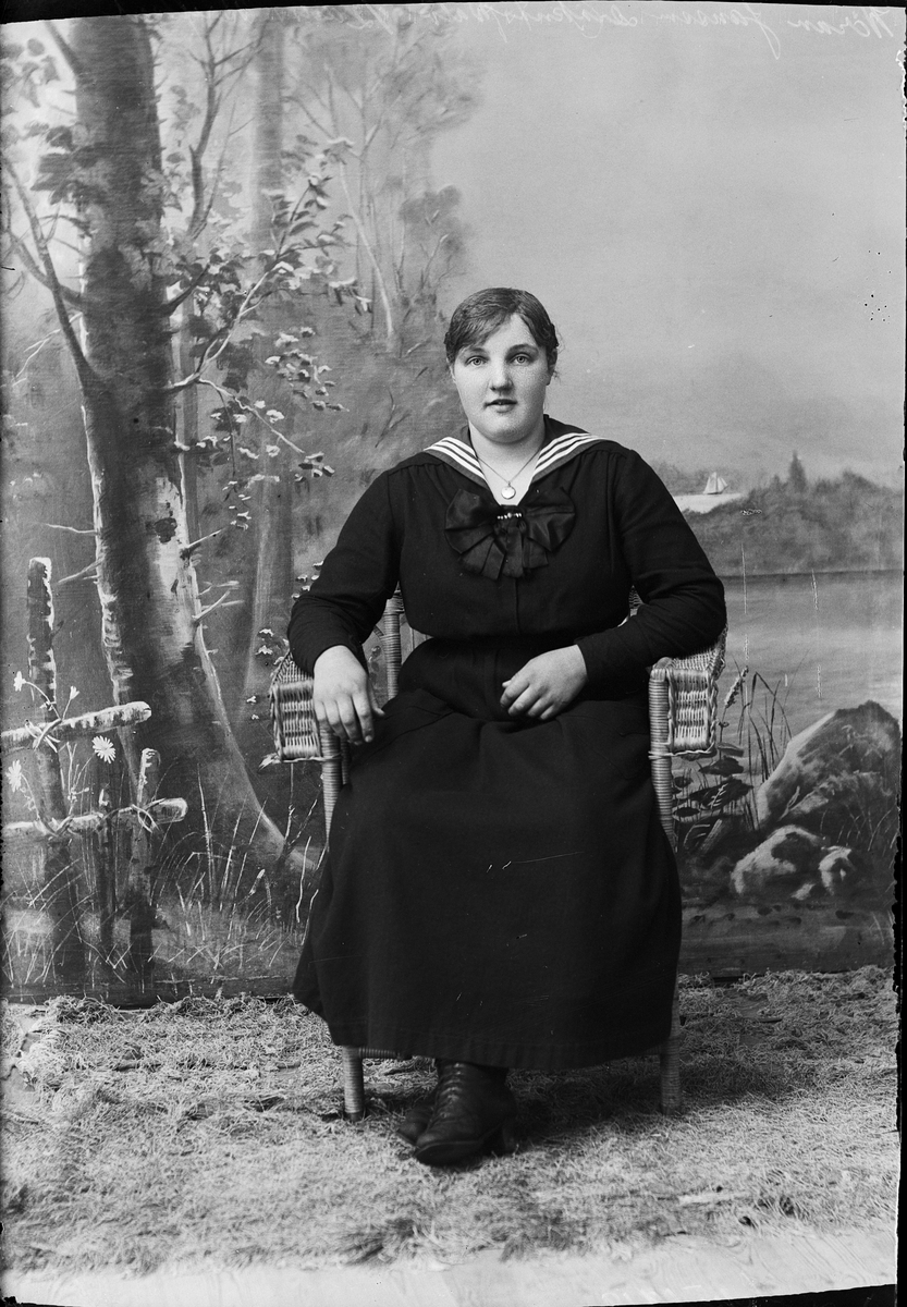 Skötsner-Edhlund, Ateljéporträtt - Wiran Jansson från Valö, Östhammar, Uppland
