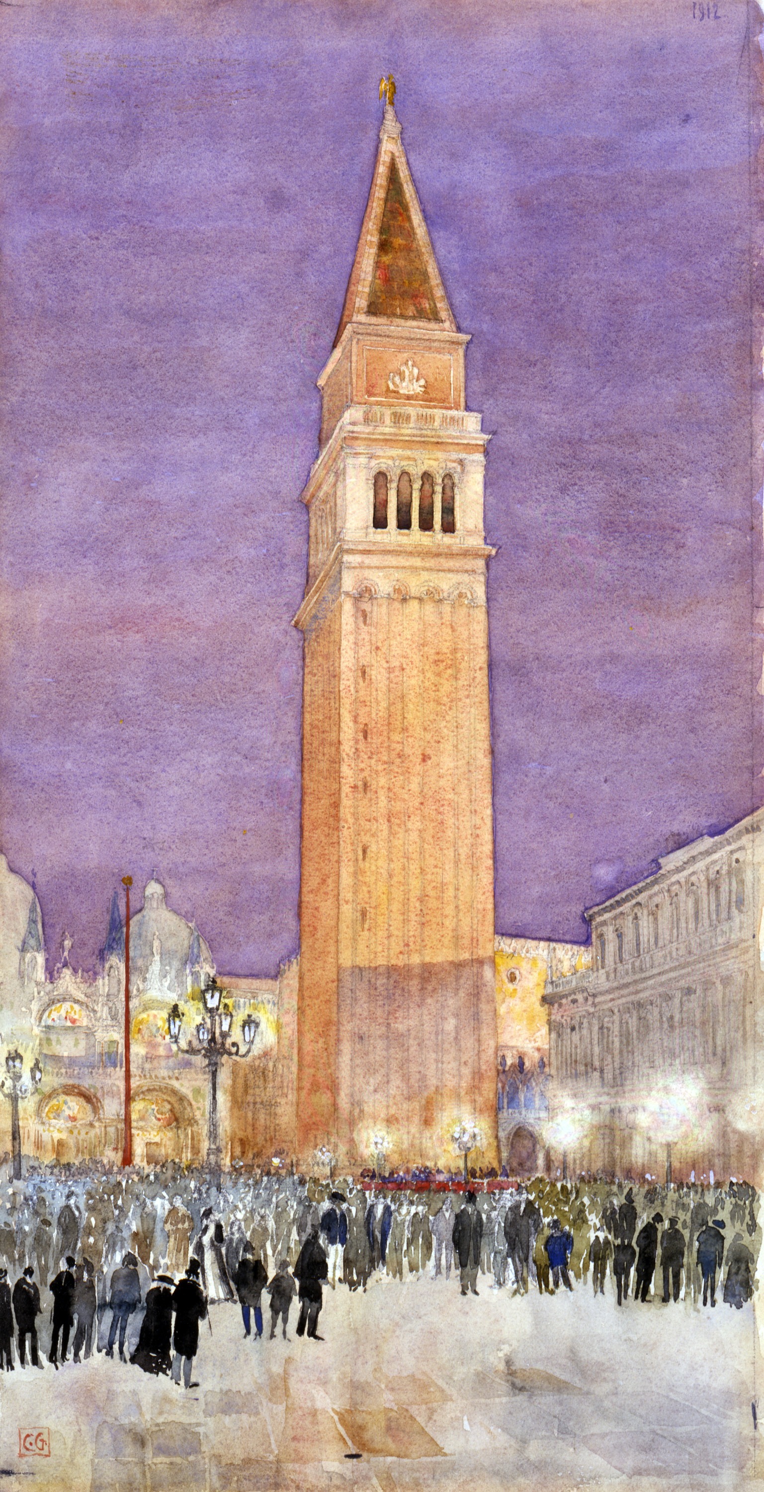 Cass Gilbert, Bell Tower, St. Mark's Square, Venice
