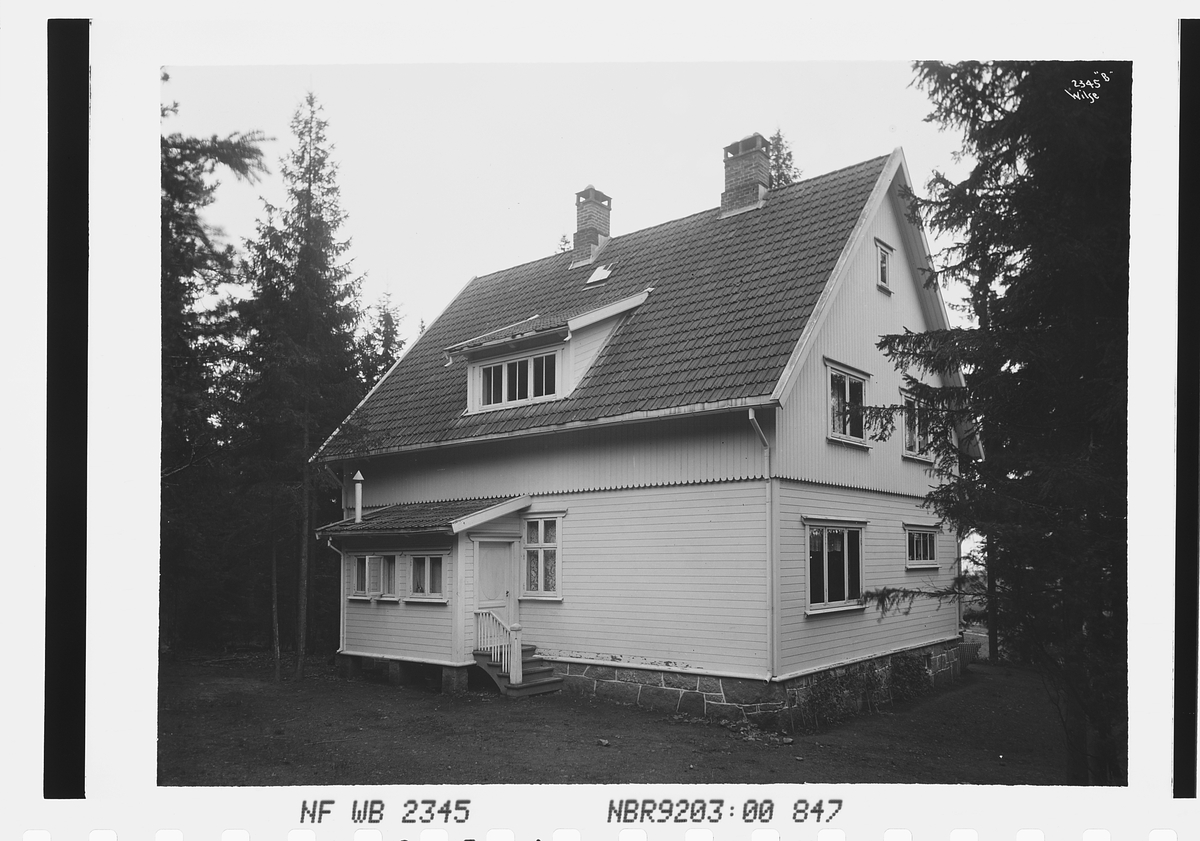 Anders Beer Wilse, Prot: Villa for Arkitekt Furst