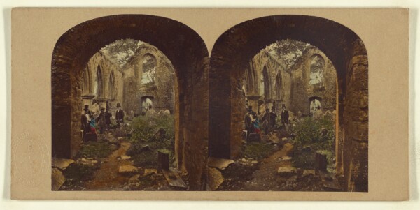 London Stereoscopic and Photographic Company, Interior of Kilcrea Abbey, County Cork.
