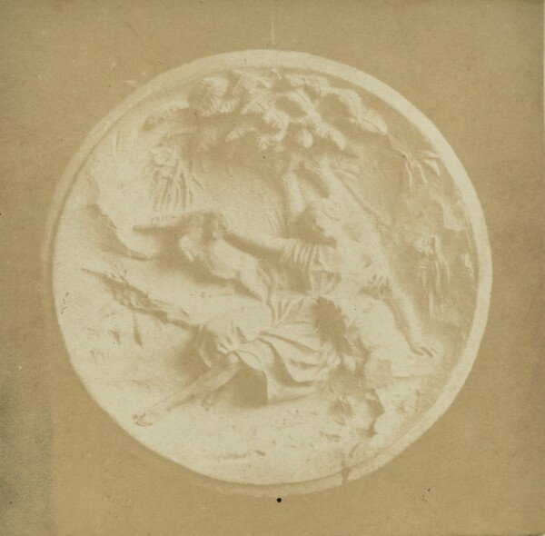 Hippolyte Bayard, [Bas Relief of a Reclining Figure]