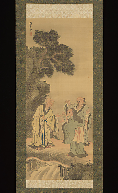 Yosa Buson, Three Laughers of Tiger Ravine