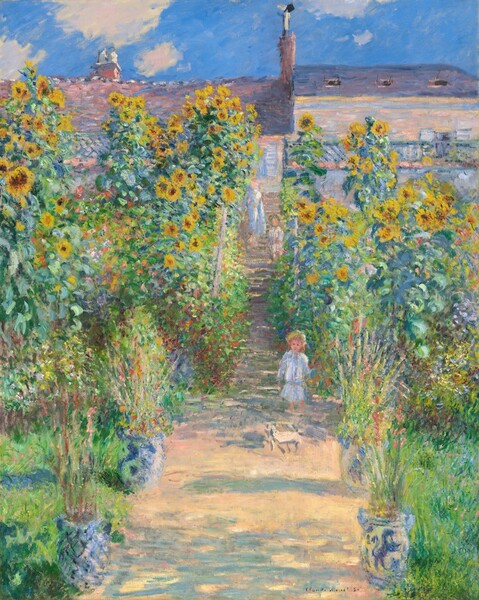Claude Monet, The Artist's Garden at Vétheuil