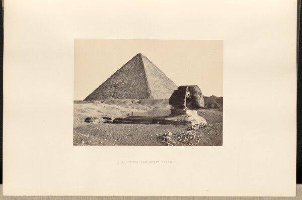 Francis Frith, The Sphynx and Great Pyramid