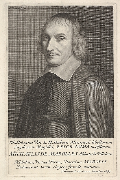 Robert Nanteuil, Michel de Marolles