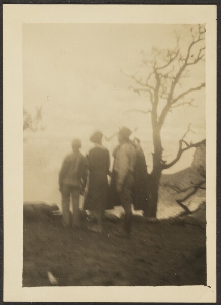 Louis Fleckenstein, [Figures in Shadow with Tree]