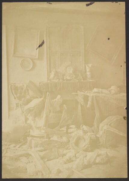 Unknown, [Room in disarray]