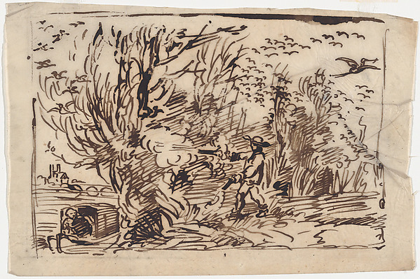 Charles-François Daubigny, Hunting for Birds: The Cabin Boy Scares the Birds
