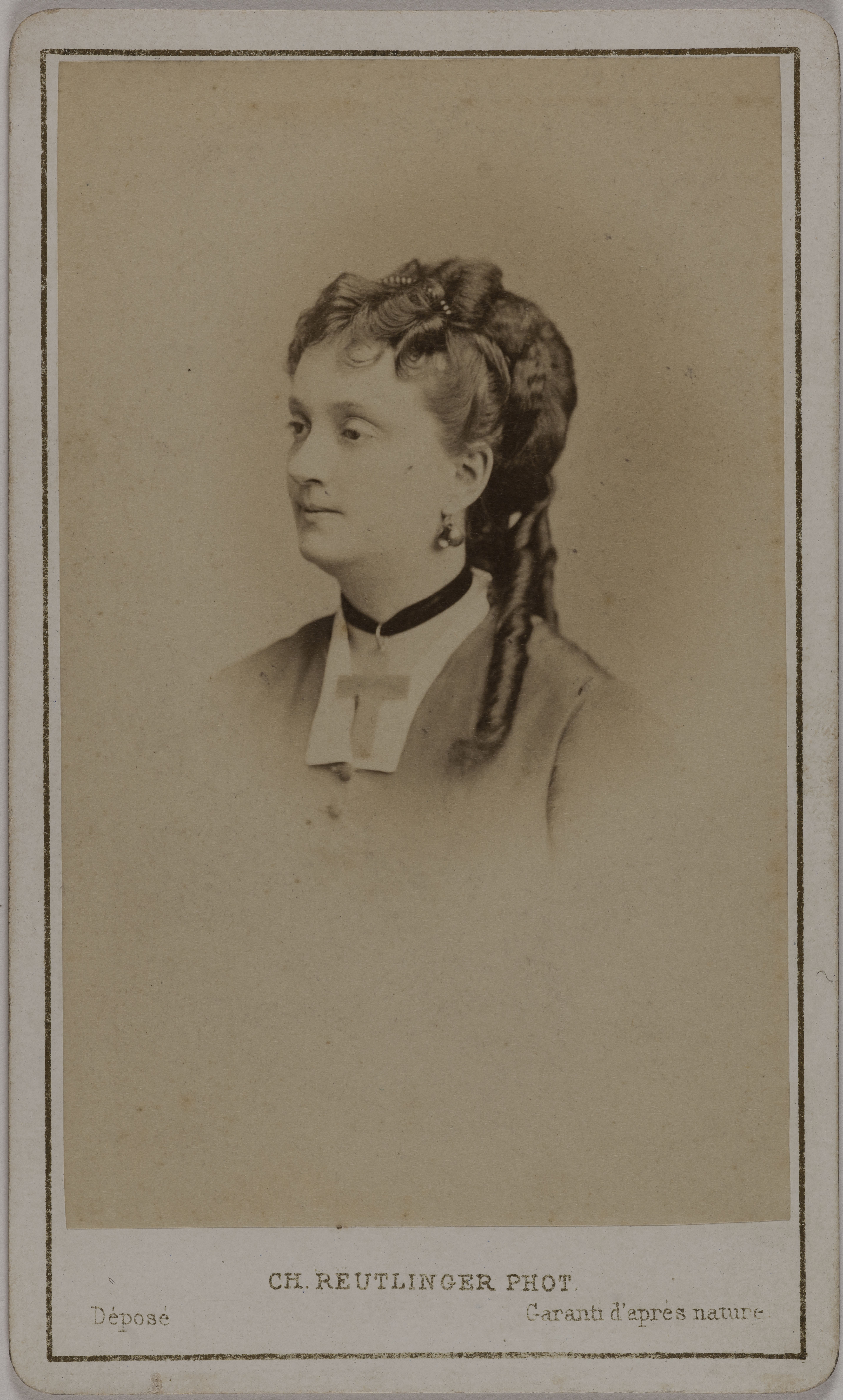 Charles Reutlinger, Portrait d'Antonine (Marie Pélissé, dite), (1836-1900), (actrice)