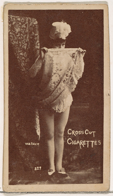 W. Duke, Sons & Co., Card Number 329, Wallace, from the Actors and Actresses series (N145-1) issued by Duke Sons & Co. to promote Cross Cut Cigarettes
