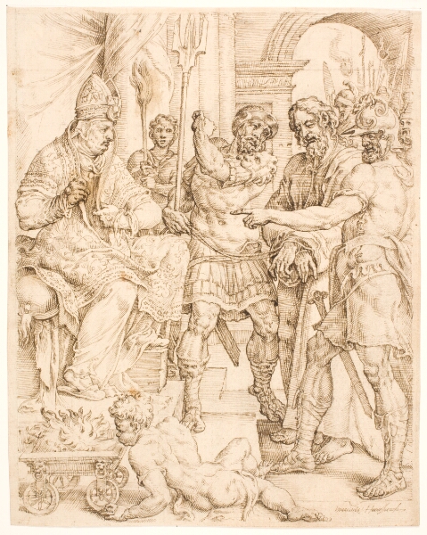 Maarten van Heemskerck, Kristus for ypperstepræsten