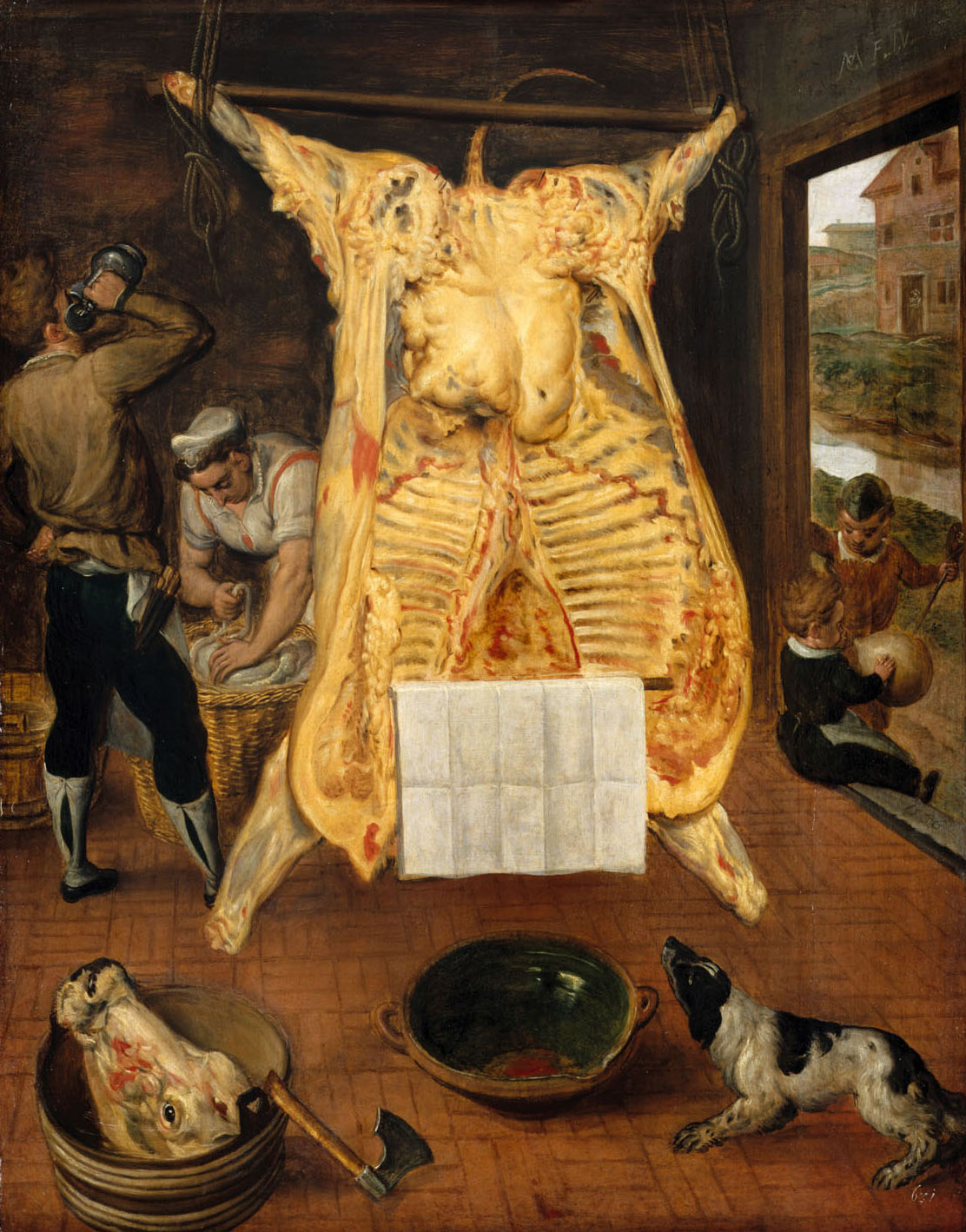 Marten van Cleve, Eviscerated Ox