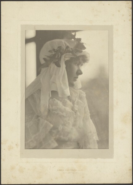 Louis Fleckenstein, [Portrait of a Woman with Head Scarf]