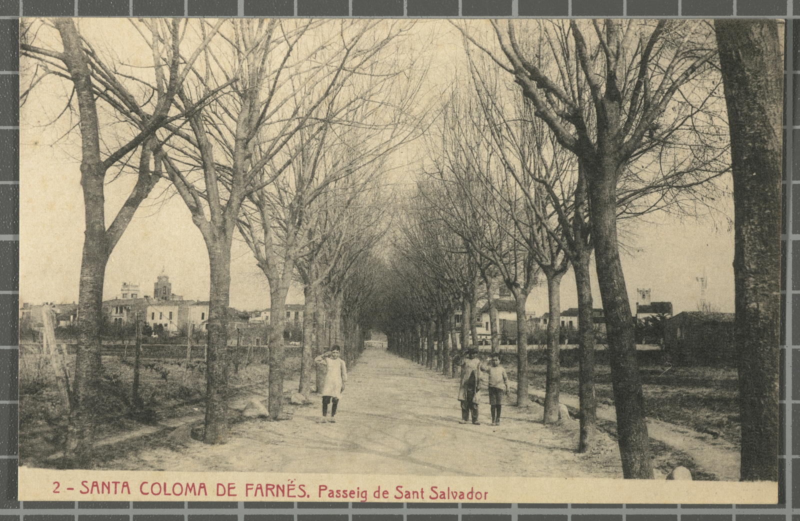 Desconegut, 2 - Santa Coloma de Farnés. Passeig de Sant Salvador