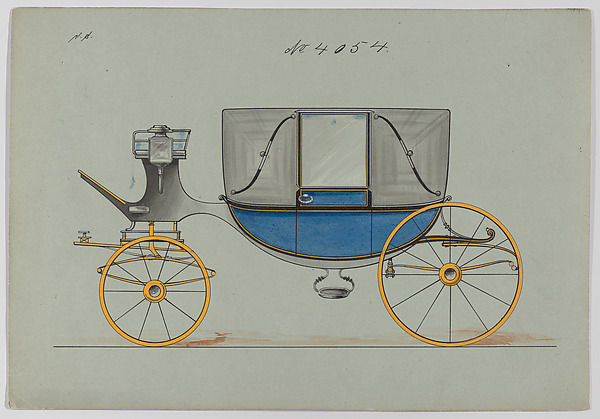 Brewster & Co., Design for Landau, No. 4054