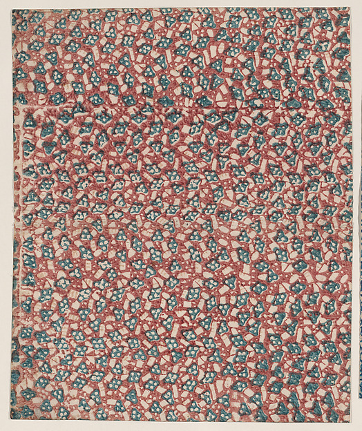 Anonymous, Sheet with overall abstract pattern