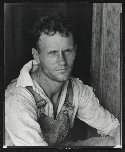 Walker Evans, Floyd Burroughs, A Cotton Sharecropper, Hale County, Alabama
