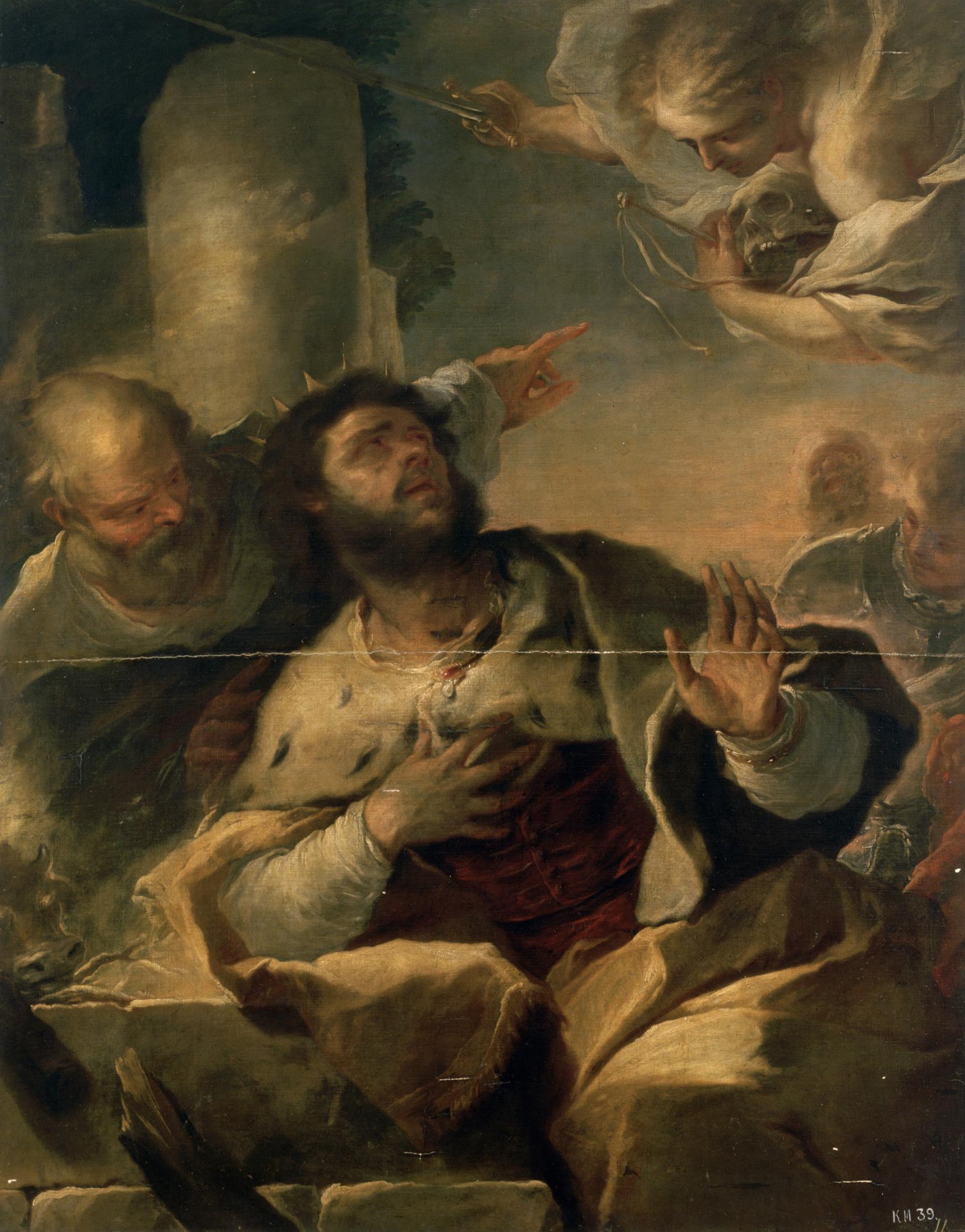 Luca Giordano, Appearance of the Angel to King David