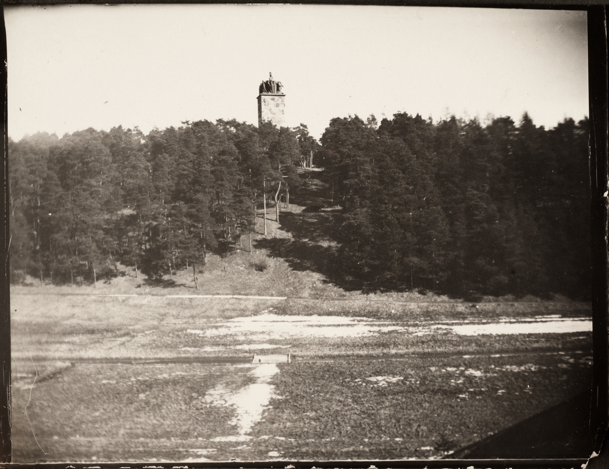 August Fredrik Schagerström, "Upsala. Åsen med Sten Sture från väster" Uppsala 1928