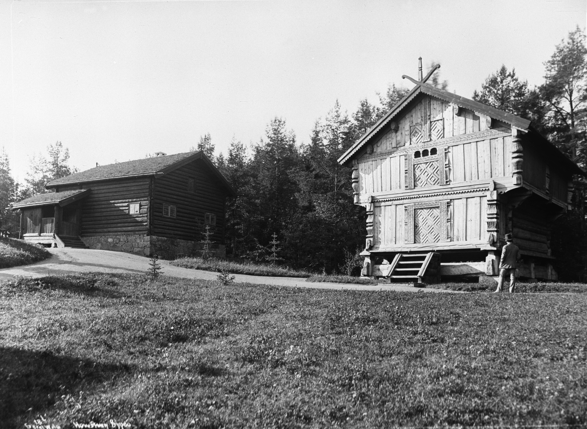 Axel Lindahl, Prot: Bygdø, Hovestuen og stabur