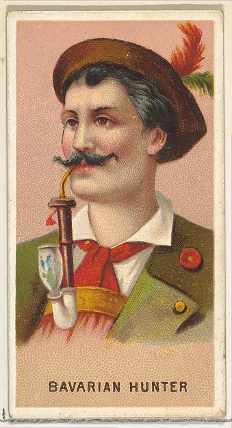 Allen & Ginter, Bavarian Hunter, from World's Smokers series (N33) for Allen & Ginter Cigarettes