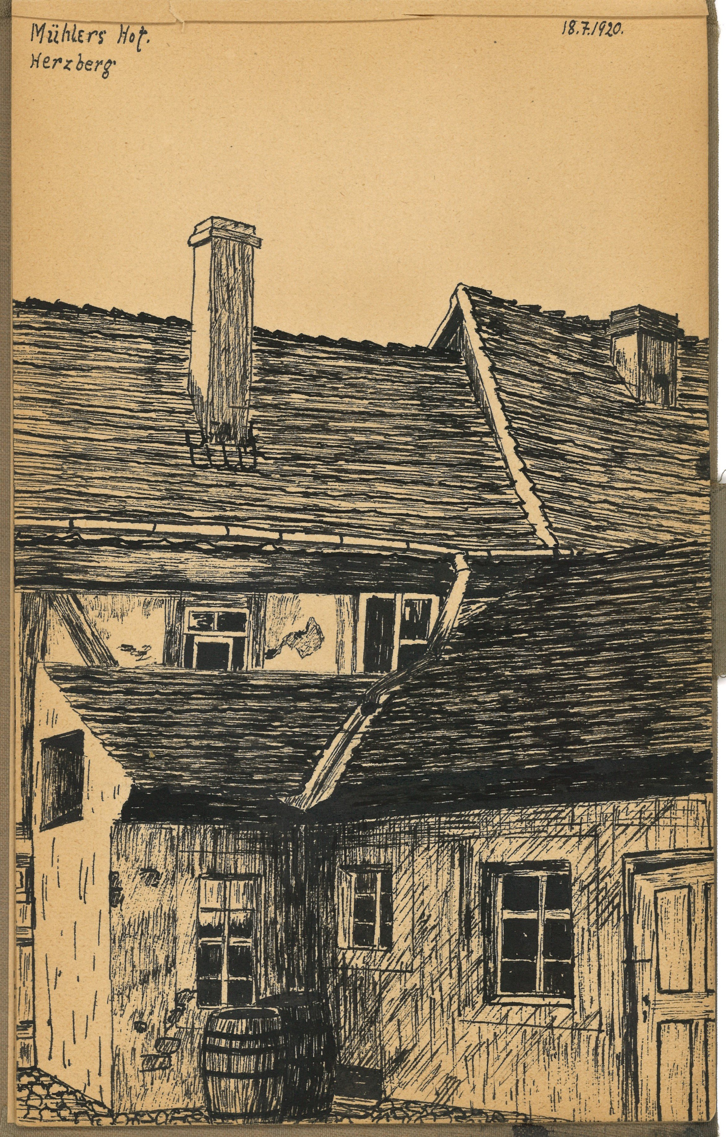 Elsa Schierz, Herzberg (Elster): Plan 3, Hofansicht