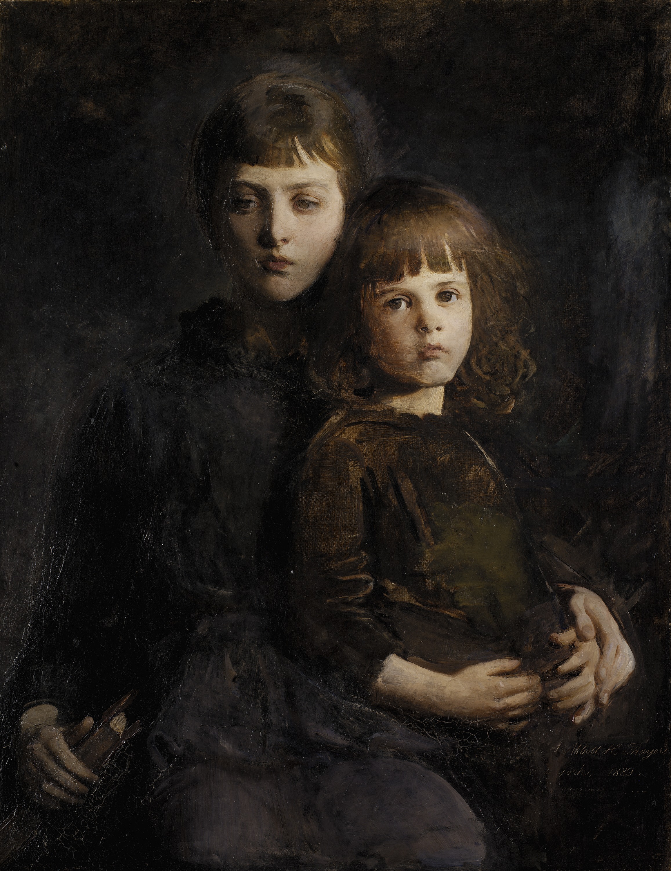 Abbott Handerson Thayer, Brother and Sister (Mary and Gerald Thayer)