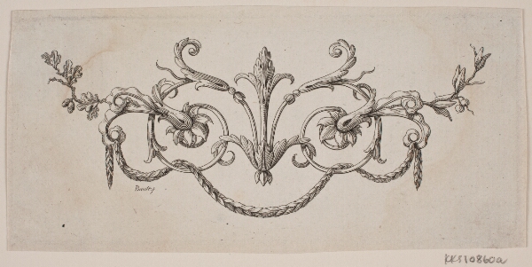 J.F. Clemens, En blad og blomsterslyngning