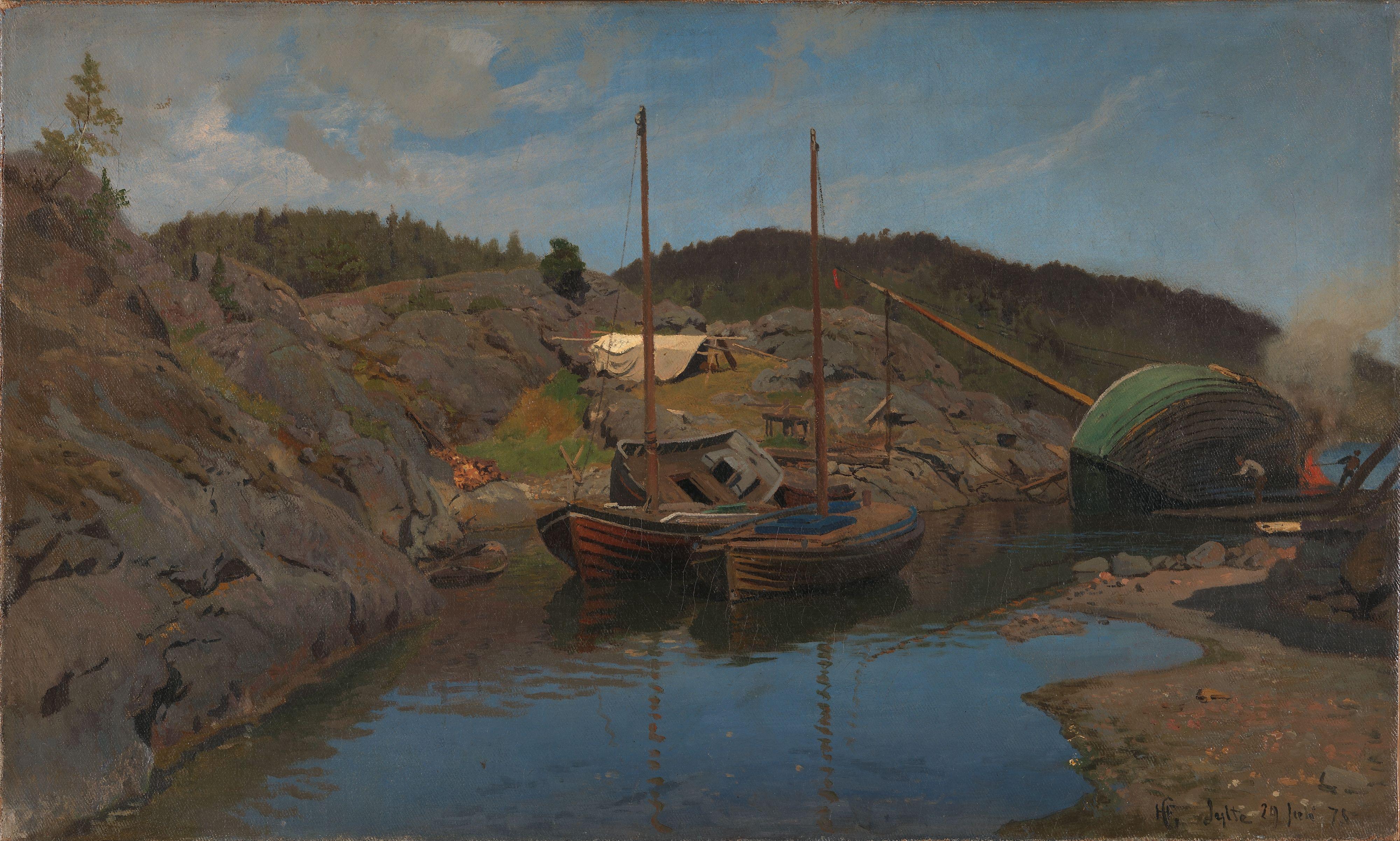 Hans Gude, Pilotboats
