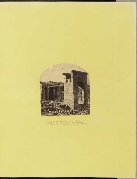 Francis Frith, Temple of Dendoor in Nubia