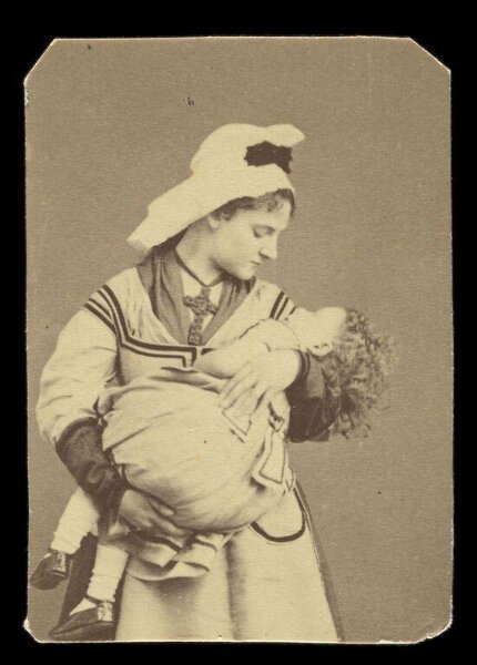 Elliott & Fry, A portrait of a lady & child