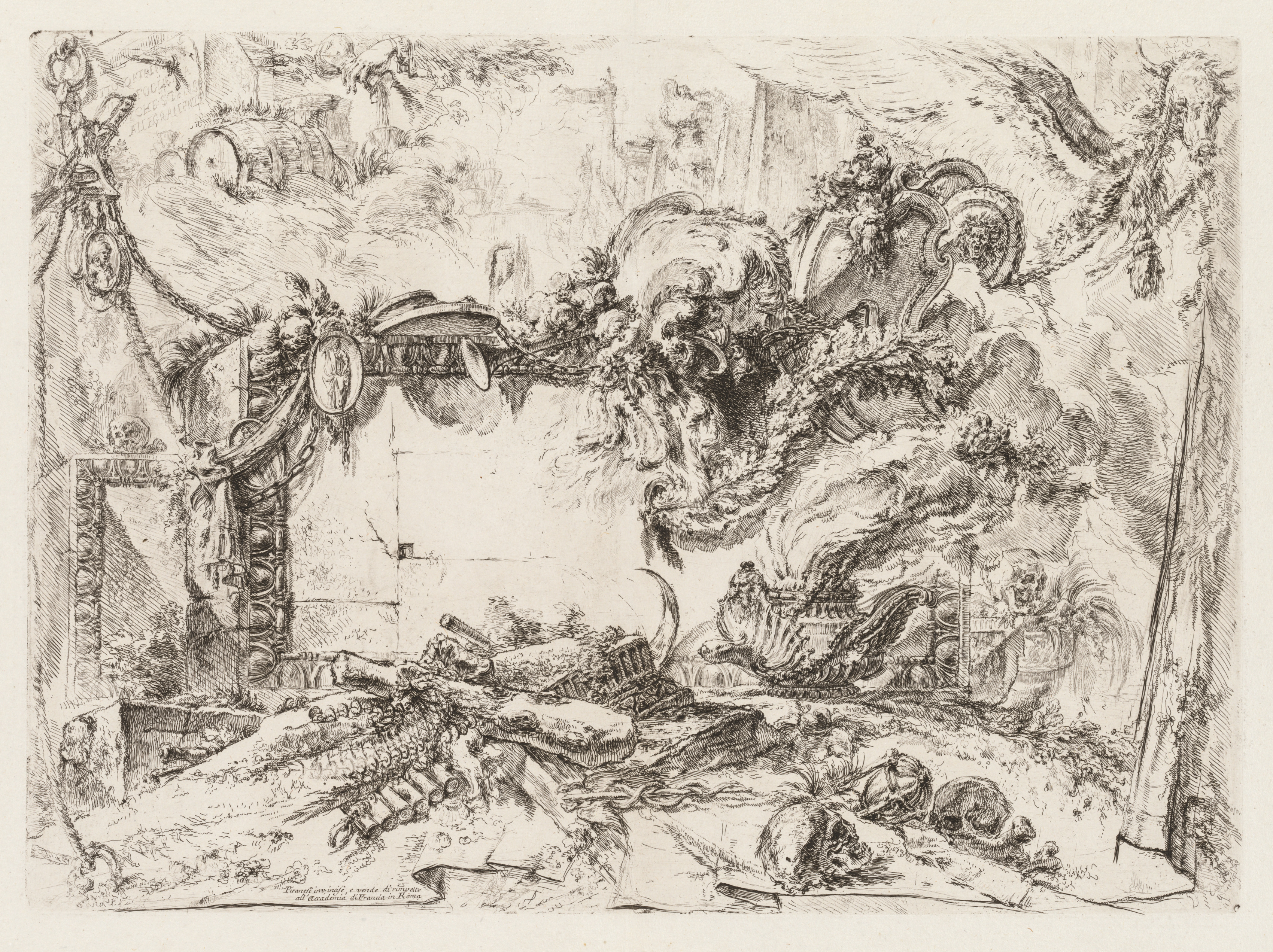 Giovanni Battista Piranesi, The Monumental Tablet