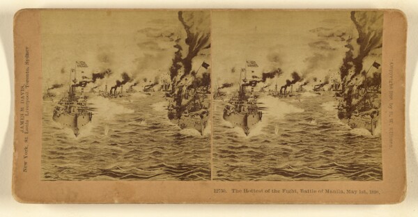Benjamin West Kilburn, The Hottest of the Fight, Battle of Manila, May 1st, 1898.