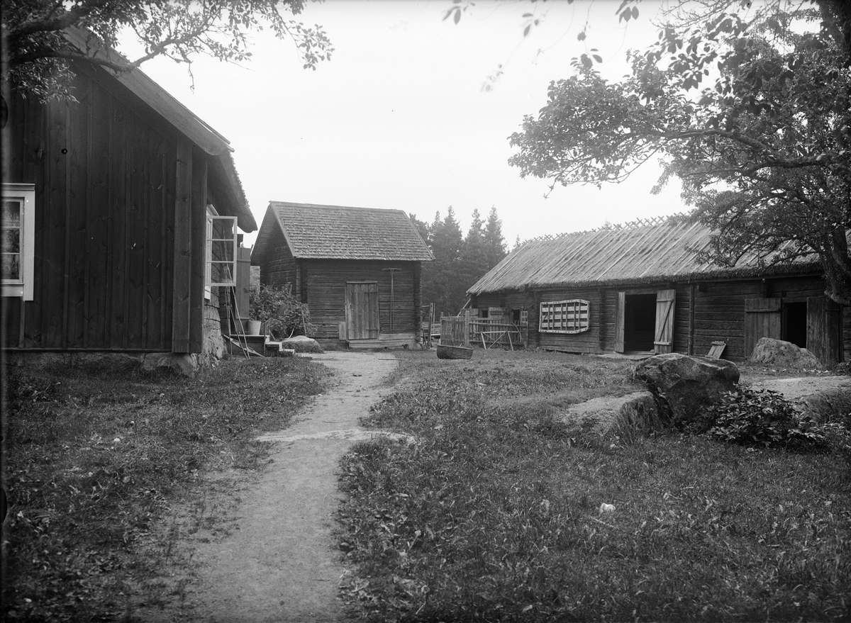 Paul Sandberg, Farm Environment, Vretatorp, Dalby parish (Uppsala-Näs parish), Uppland, probably 1920s