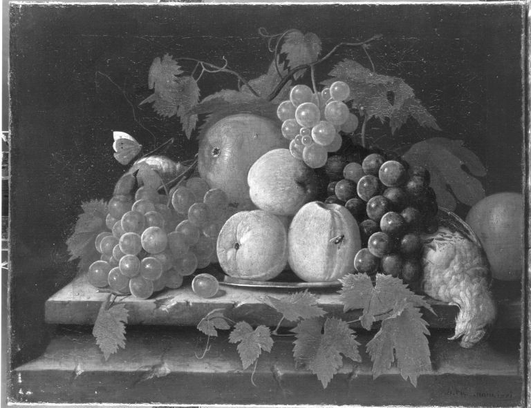 Peter Jacob Horemans, Stillleben mit Früchten und toten Vögeln