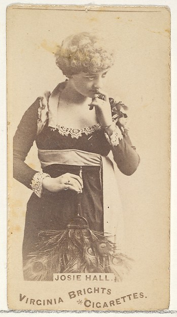Allen & Ginter, Josie Hall, from the Actors and Actresses series (N45, Type 1) for Virginia Brights Cigarettes