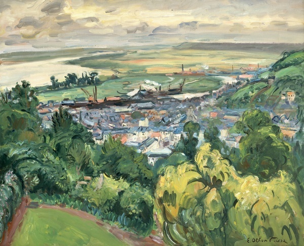Othon Friesz, Paysage de Honfleur