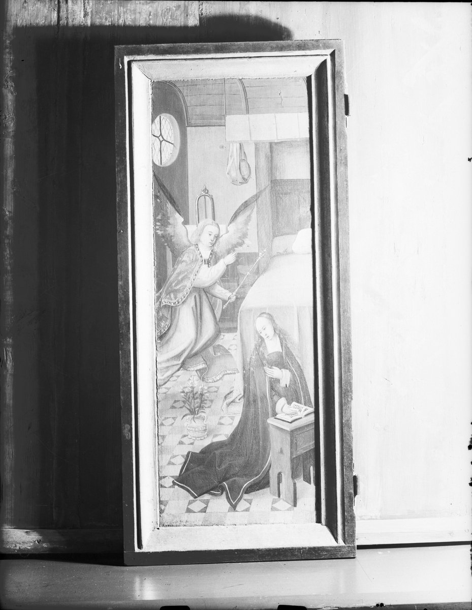Skötsner-Edhlund, Del av altarskåp från Valö kyrka, Valö socken, Uppland