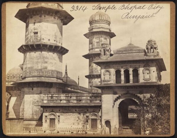 Francis Frith, Temple Bhopal City.  Punjaub
