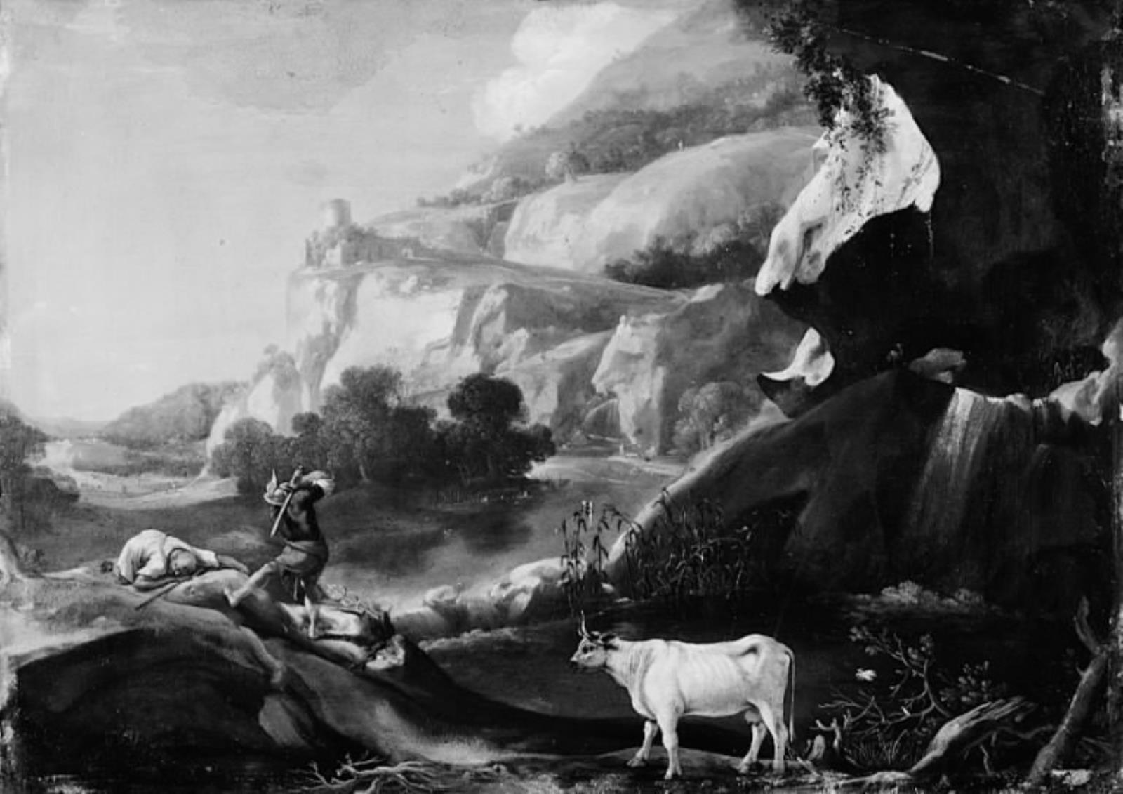 Christoph Ludwig Agricola, Landskab med Merkur og Argus