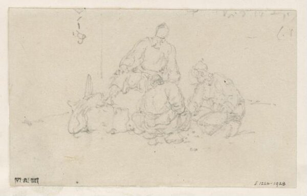 George Chinnery, A group of three  gamblers
