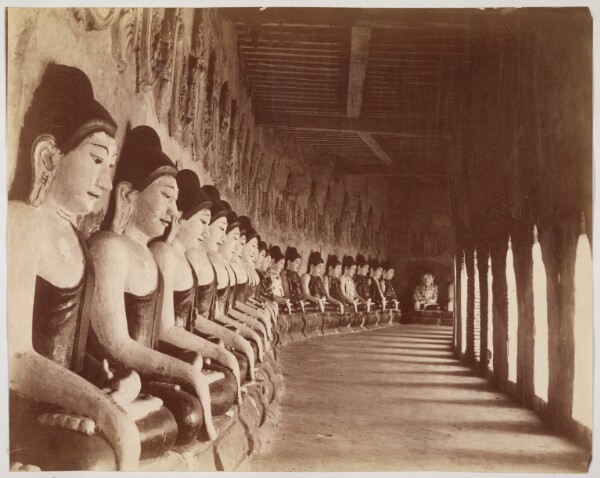 Felice Beato, The Forty-nine Gautamas in the Sagaing Temple