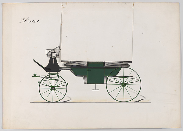 Brewster & Co., Design for Landau, No. 3121