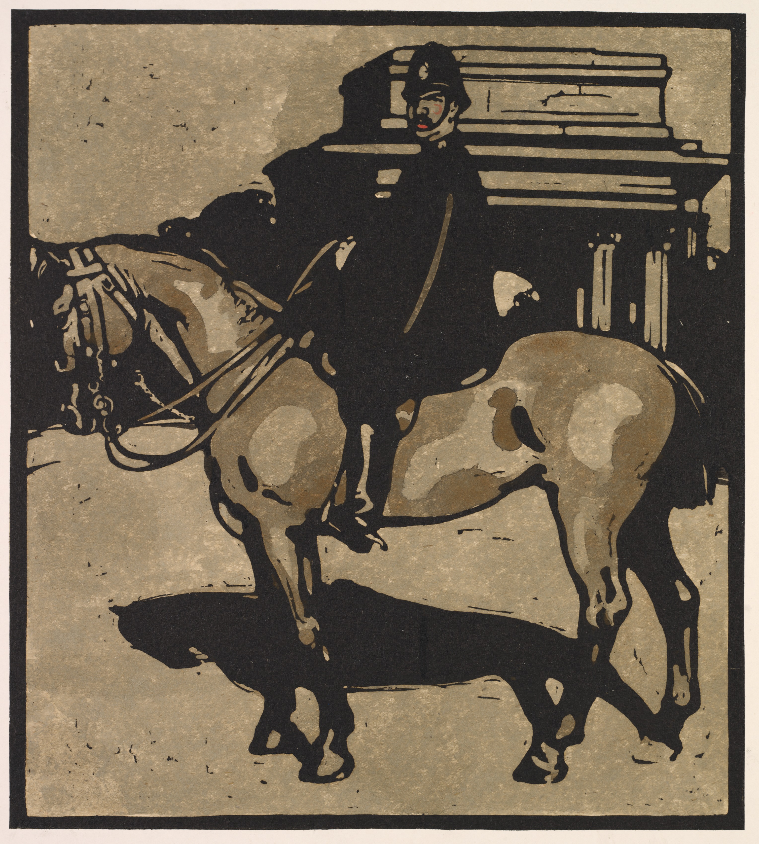 William Nicholson, London Types: Policeman