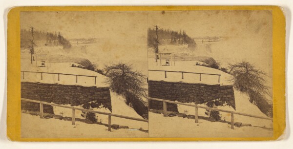Edward and Henry T. Anthony & Co., Niagara in Winter. General View of the Falls from Point View.