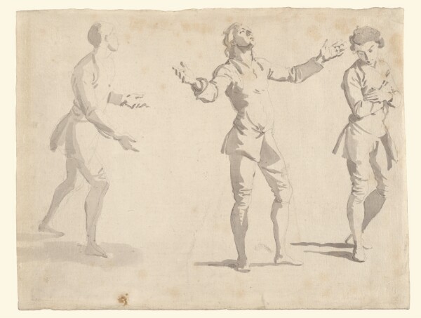 Giovanni Paolo Panini, Three Figure Studies