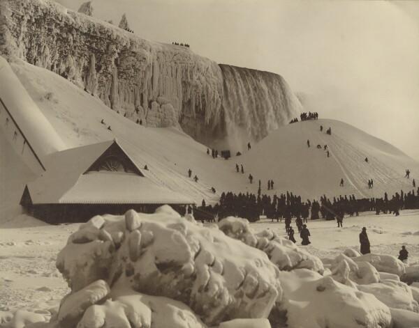 Herman F. Nielson, View of Niagara Falls in Winter