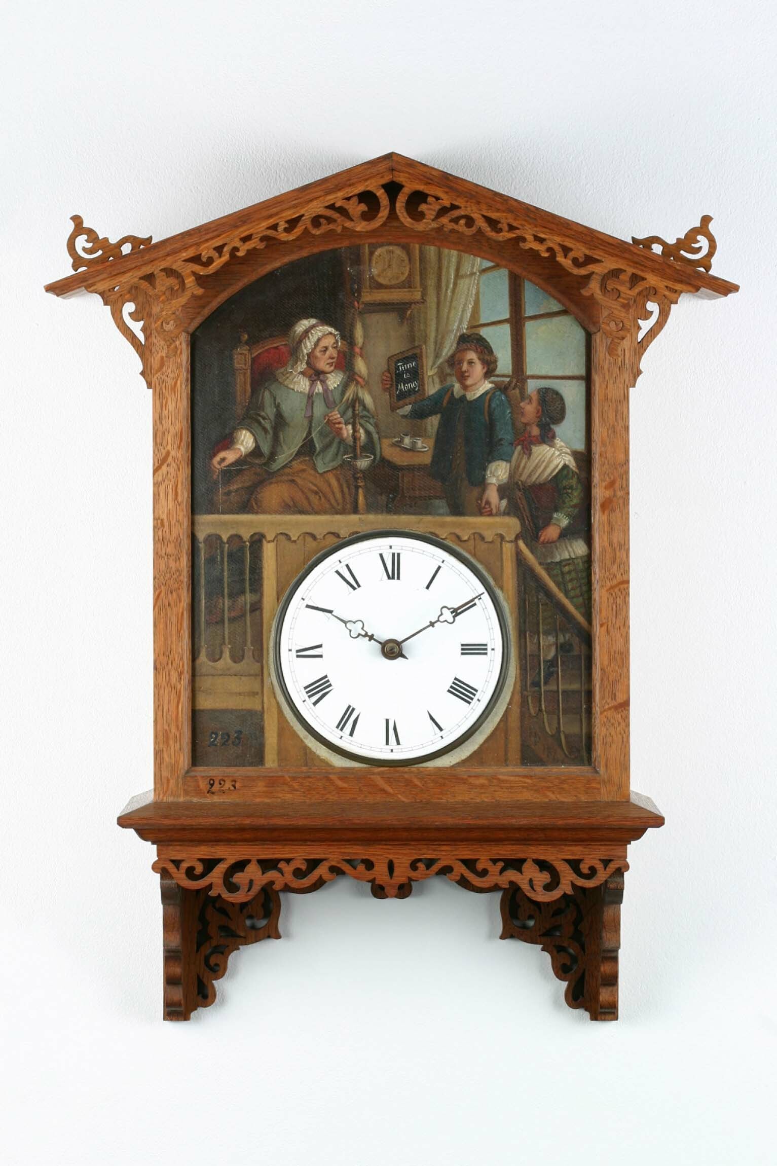 Johann Baptist Laule, Bahnhäusleuhr, Heinrich Frank, Karlsruhe, Johann Baptist Laule, Furtwangen, 1860