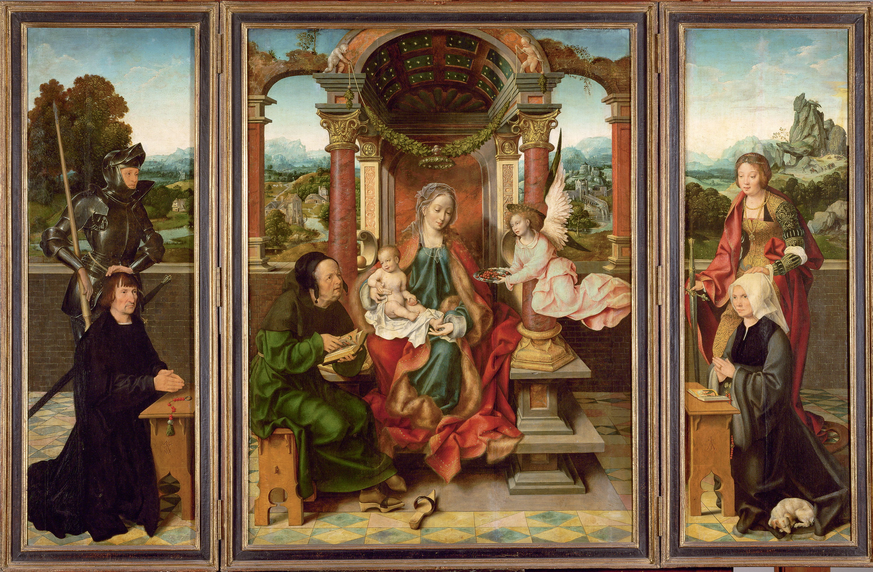 Joos van Cleve, Winged Altar