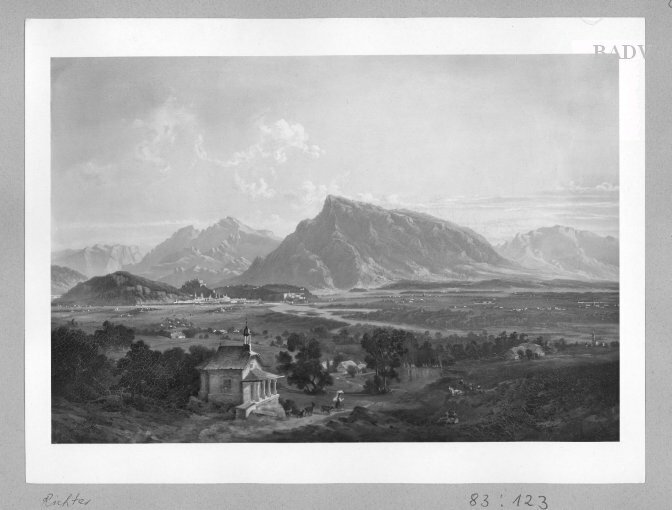 Emil Theodor Richter, view of Salzburg